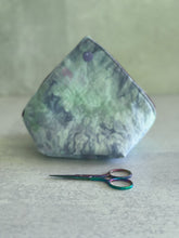 Load image into Gallery viewer, Purple and Aqua Ice Dyed Unicorn Ball Sack