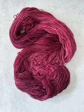 Load image into Gallery viewer, OOAK Raspberry Cordial BFL Sock Yarn