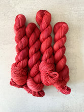 Load image into Gallery viewer, OOAK Red Hot BFL Sock Yarn
