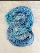 Load image into Gallery viewer, Opaline Blue Unicorn Sparkle Sock Yarn