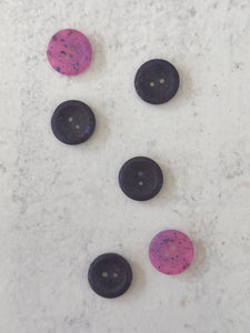 3/4" Thermal Color Change Handmade Buttons (Set of 6)