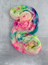 Load image into Gallery viewer, Unicorn Birthday Party Targhee Sock Yarn