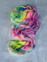 Load image into Gallery viewer, Unicorn Birthday Party BFL Sock Yarn