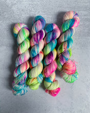 Load image into Gallery viewer, Unicorn Birthday Party BFL Sock Yarn