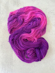 Acid Trip Barbie BFL Sock Yarn