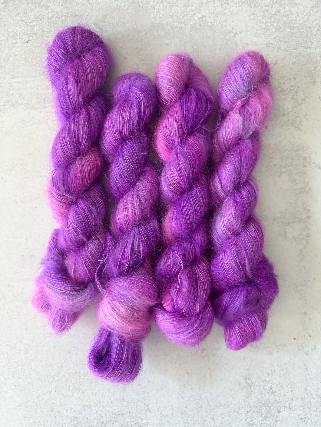 Acid Trip Barbie Mohair Silk Yarn
