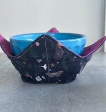 Load image into Gallery viewer, Bats and Moths Microwavable Bowl Cozy
