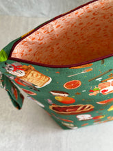 Load image into Gallery viewer, Cozy Treats and Critters Sweater Weather Project  Bag
