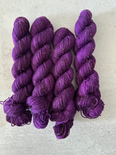 Load image into Gallery viewer, Electric Professor Plum Unicorn Sparkle Sock Yarn
