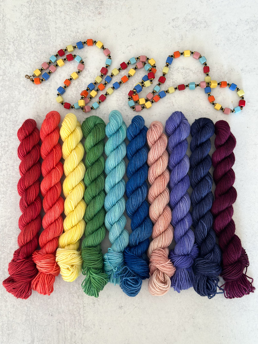 Murder on the Links 10 Skein Mini Skein Set (BFL Sock)