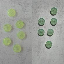 Load image into Gallery viewer, Glow in the Dark Handmade Buttons (Set of 6)
