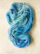 Load image into Gallery viewer, Opaline Blue BFL Sock Yarn
