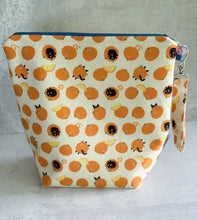 Load image into Gallery viewer, (Orange) Zesty Kitties Sweater Weather Project Bag
