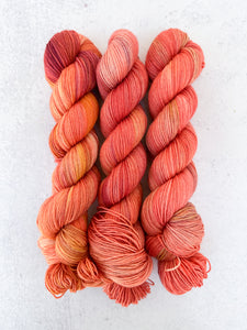 The Corner of Peachtree and Peachtree BFL Sock Yarn