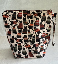 Load image into Gallery viewer, Sweater Weather Kitties Sweater Weather Project Bag
