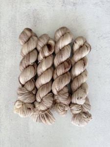 Toasted Marshmallow BFL Silk Cashmere Yarn