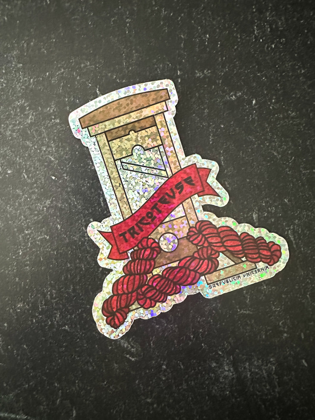 Tricoteuse Sticker