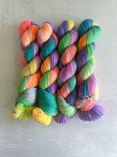 Load image into Gallery viewer, Unicorn at Jazz Fest BFL Sock Yarn
