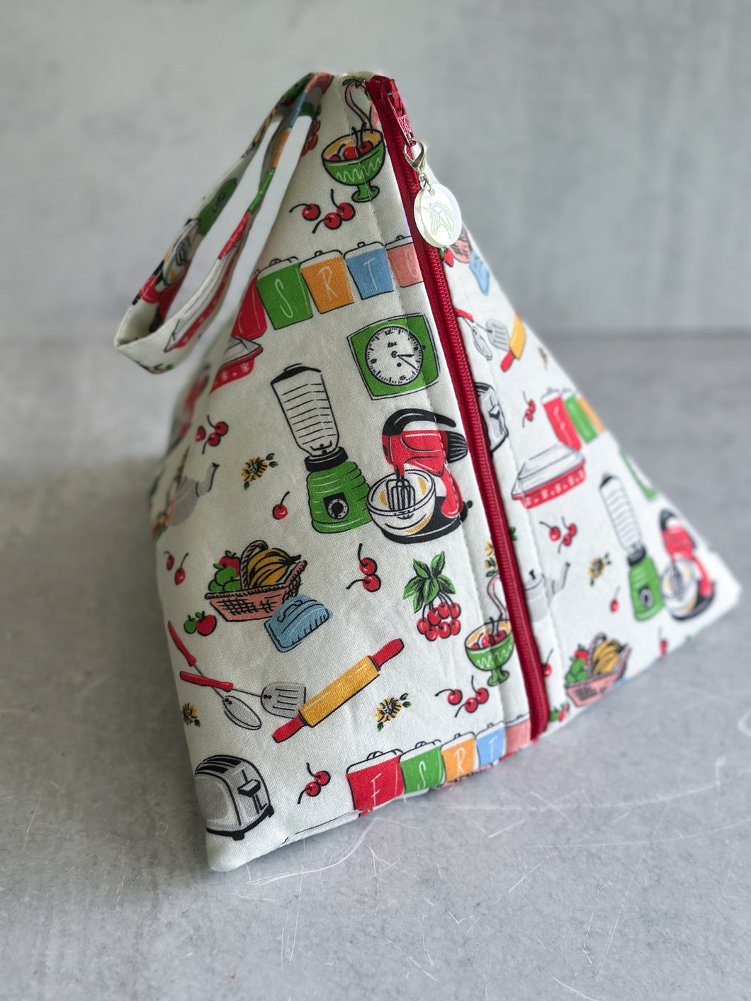 Vintage Kitchen Sock-Sized Project Bag