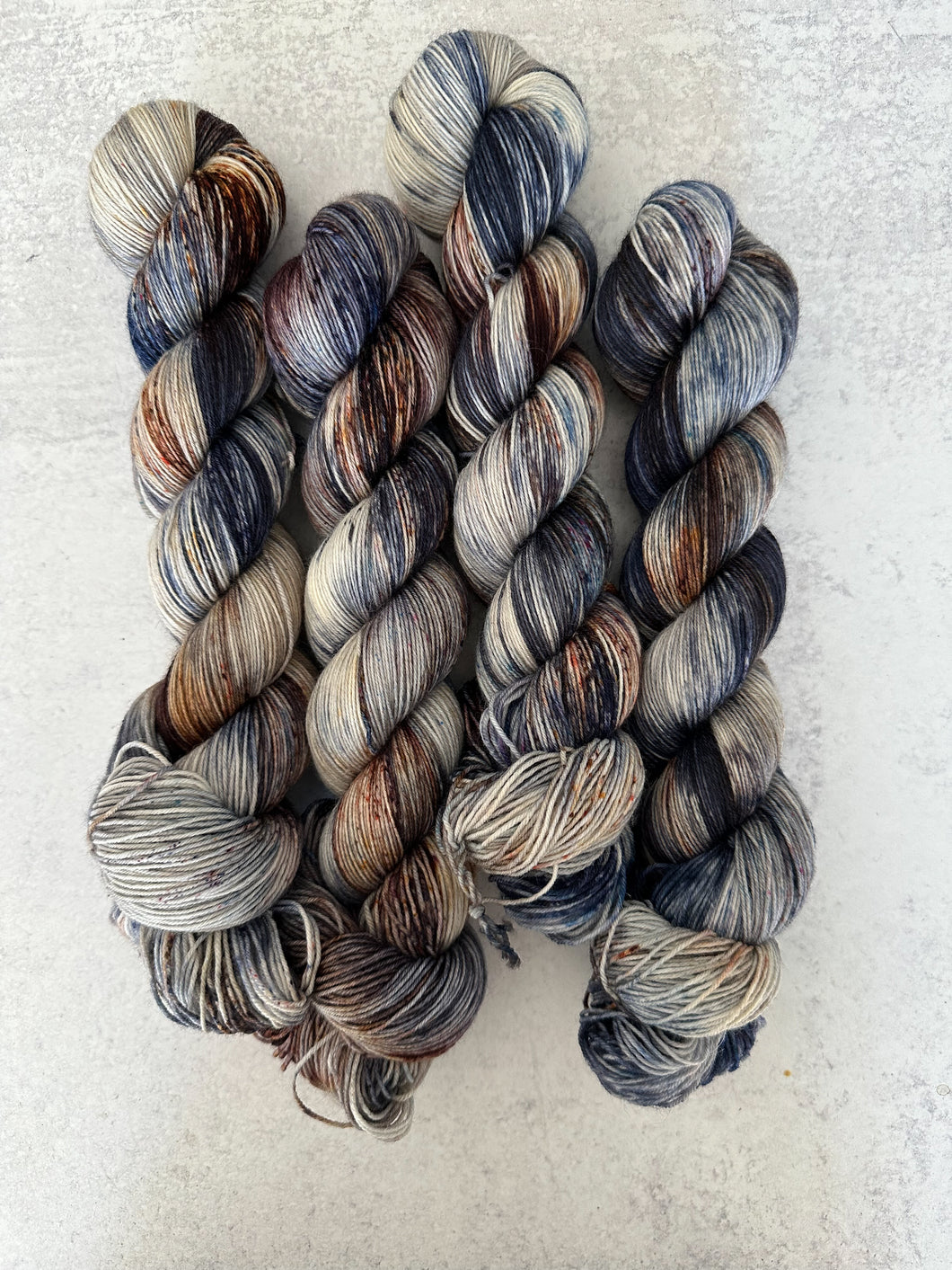 When The Gales of November Came Early BFL Sock Yarn