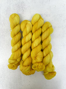 Yellow Iris BFL Sock Yarn