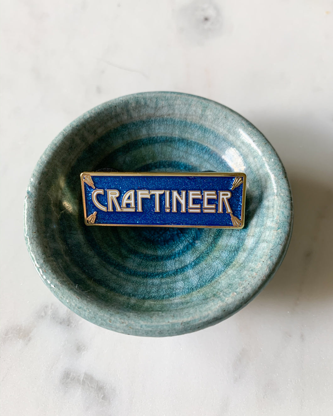 Craftineer Enamel Pin