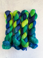 Load image into Gallery viewer, Electric Mayhem BFL Sock Yarn

