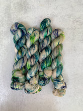 Load image into Gallery viewer, Horny Feral Peacock BFL Sock Yarn
