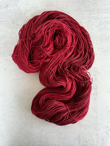 Red Velvet Cake BFL Silk Yarn
