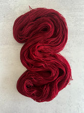 Load image into Gallery viewer, Red Velvet Cake BFL Sock Yarn
