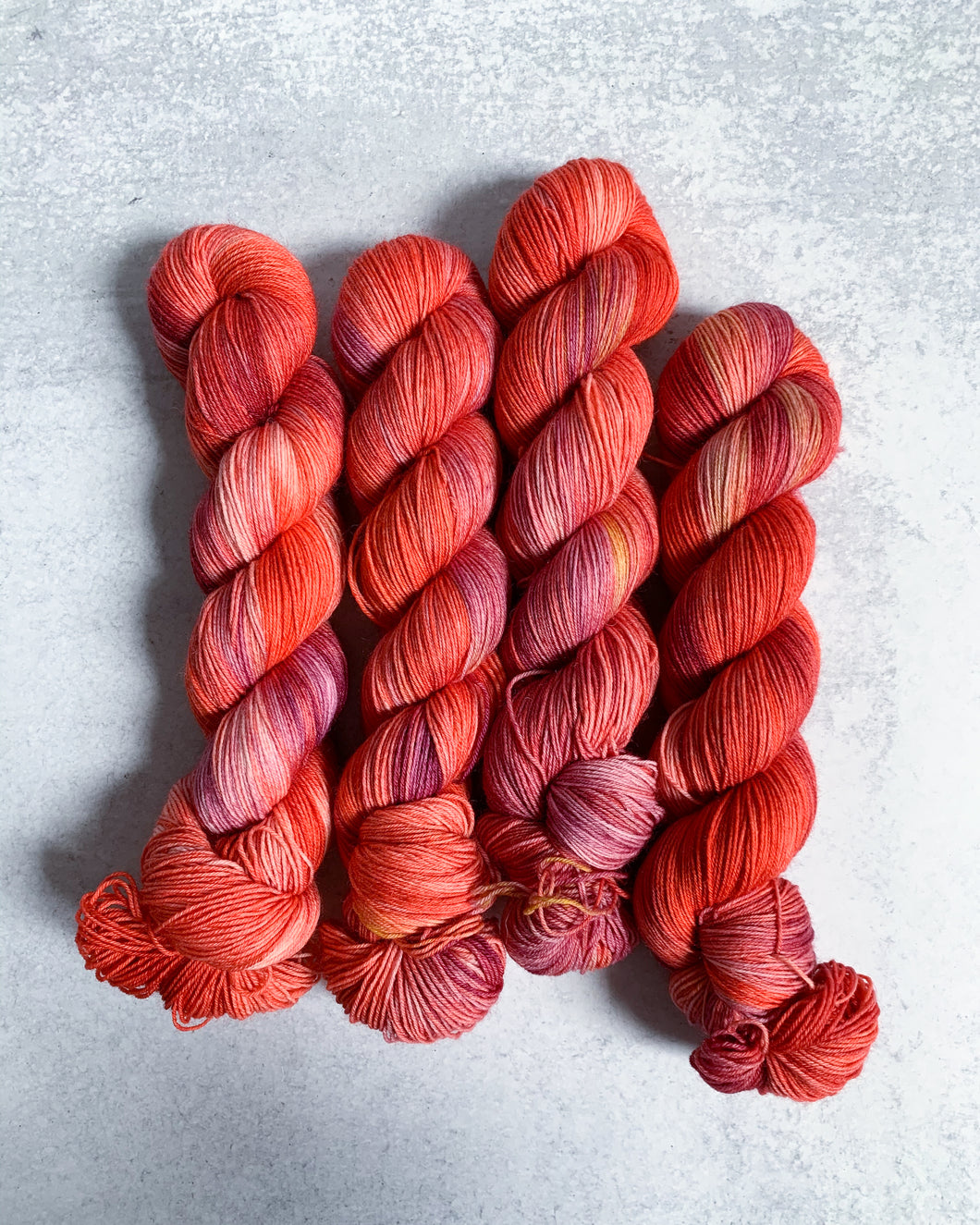 The Corner of Peachtree and Peachtree Merino Sock Yarn